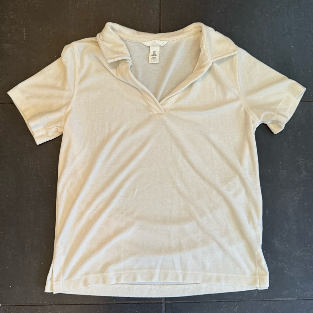 H&M terry beach shirt